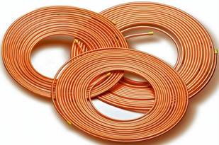Pancake copper tube picture