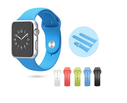 Silicone Watch Band For Apple Watch 38MM Strap