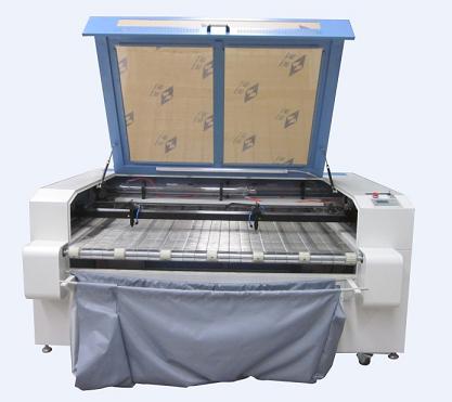 1610 CO2 auto feeding fabric laser cutting machine price