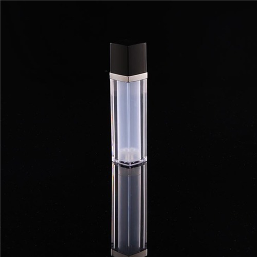 RISE ISO9001 Sale Well Double Wall Square Acrylic Airless Bottle With Black Cap 15ml 30ml 50ml