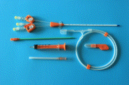 Dialysis catheter set