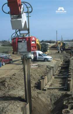 Vibro hammer OVR S-40 excavator mounted picture