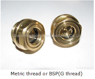 Brass Oil level sight glass