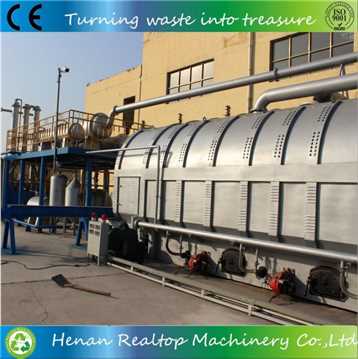 Used Tyre Pyrolysis To Oil Equipment