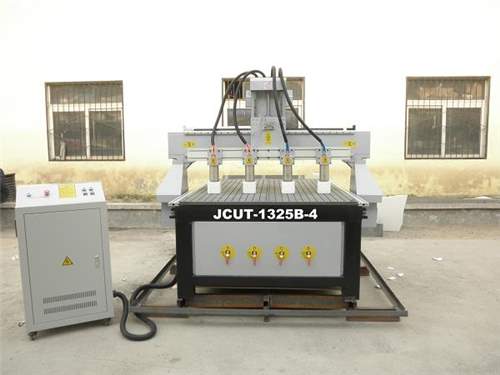 1325 Wood CNC Router Machine With Four Heads For Mass Production