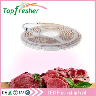 Led flexible strip pink lighting DC 24V for food cabinet