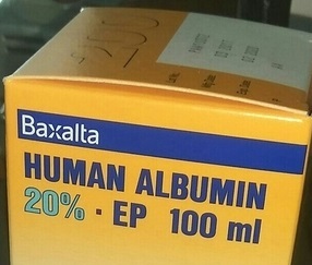 Human albumin injection 20% 50ml for sale