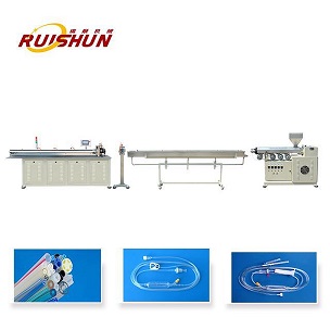Medical tube extrusion line picture