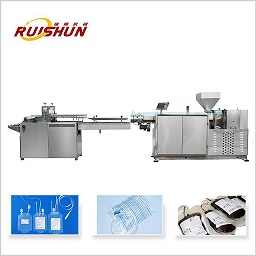 Medical infusion bag tubular film extrusion line picture