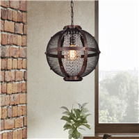 Iron hanging lantern pendant style lighting lamp