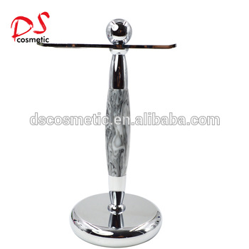 DISHI Chrome Metal Shaving Brush Stand Wholesale Barber Razo picture