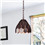 Excellent quality wrought iron crystal chain chandelier