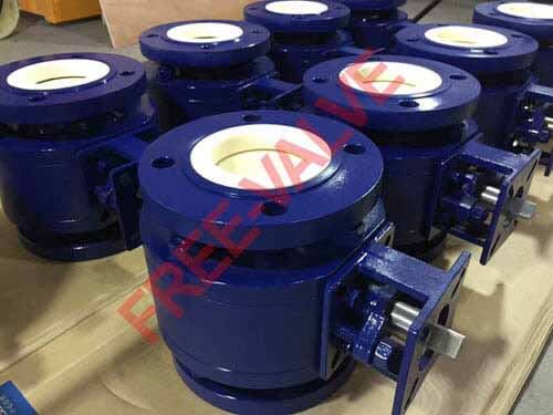 Flange Type Ceramic Lined Ball Valve picture