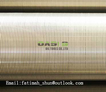 Continuous slot wire wrapped screens are made by wedge wire picture