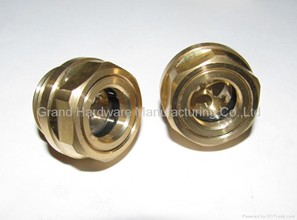 Brass fliud level sight glass picture