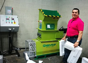 Styrofoam melting machine of GREENMAX Mars C200 picture