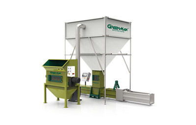 Styrofoam recycling equipment GreenMax ZEUS C300 picture