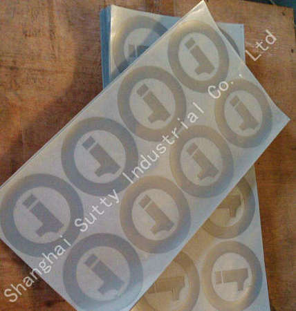 Custom Fashion Tagless Silicone Heat Transfer Label for Spor