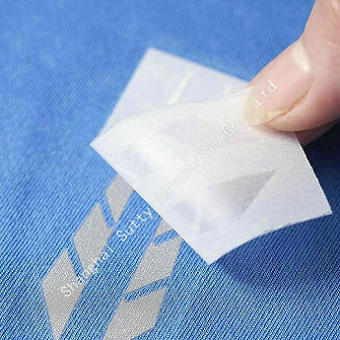 Silver reflective ink heat transfer label