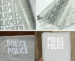 Heat transfer screen printing logo reflective label for safe