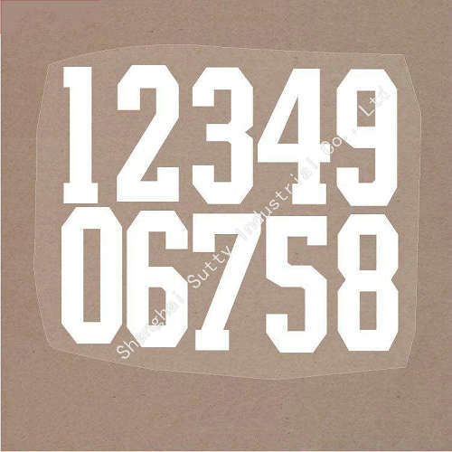 Tagless clothes logo sticker heat transfer reflective label