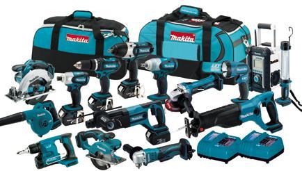 Makita LXT1500 18V LXT Li-Ion 15-Pc. Combo Kit