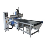 Three head pvc win-door seamless welding machine
