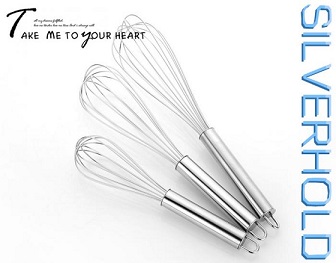 Good Price 8 Inch 6 Line 201# Stainless Steel Egg Whisk