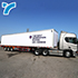 China curtain side van cargo semi trailer