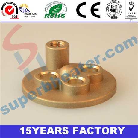 Custom Copper Flange For Electric Heating element tubular heater Immersion type heaters