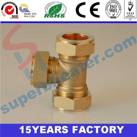 Equal Copper Tee ,brass Pipe Fittings