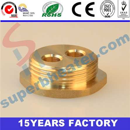 OEM Serivce High Precision Hexagon Brass Flange For Electric Heating