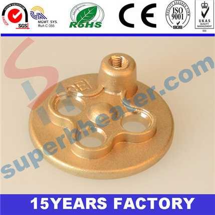 OEM High Precision Brass Round Flange For Heating Element