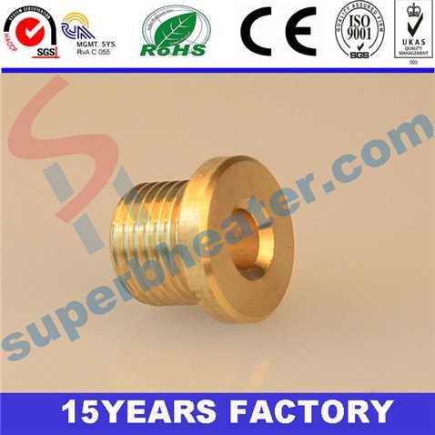 OEM Small Brass Flange Nuts For Electric Heating Element