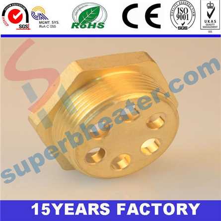 OEM High Precision Copper Flange For Heating Element,brass Fittings