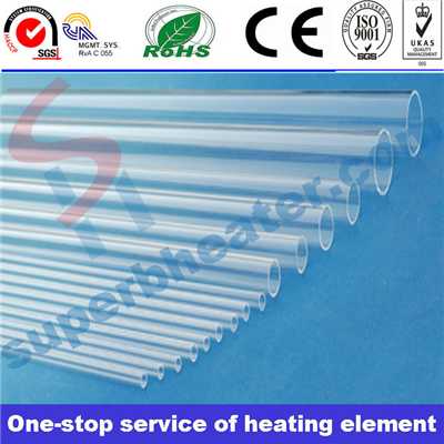 High Temperature Transparent Quartz Glass Tube Use For Quartz Heater