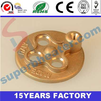 OEM Serivce High Precision Circular Copper Flange For Heating Element