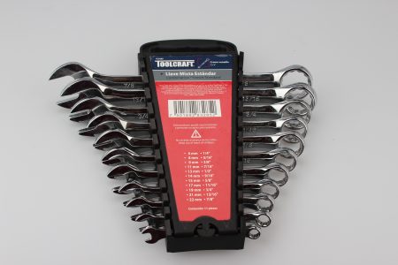 18pcs Box And Open End Combination Spanner Metric Wrenches Set