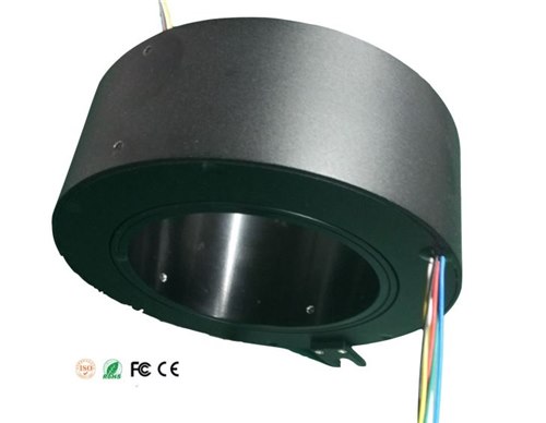 Inner Hole 166mm outer diameter 250mm Through Hole Slip Ring for test instrument