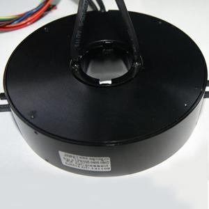 6 Circuits High Performance Pan Cake Slip Ring With 5A Per Wire slow speed