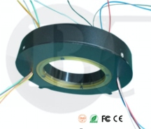 Thin and light  enclosed Pancake Slip Ring with anti-vibration