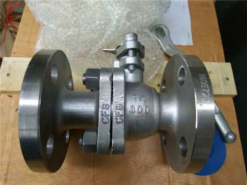 2PC Flanged Stainless Steel Full Bore Ball Valve (PQ41F)