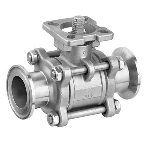 Tri-Clamp Three-Piece Sanitary Ball Valve
