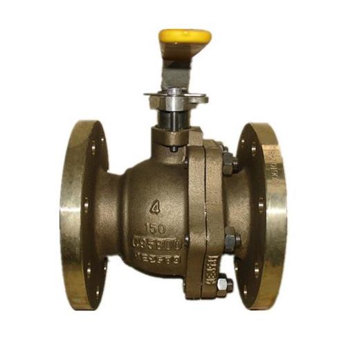 Aluminium Bronze ASTM B148 UNS C95800 Flanged PN16 Floating Ball Valve