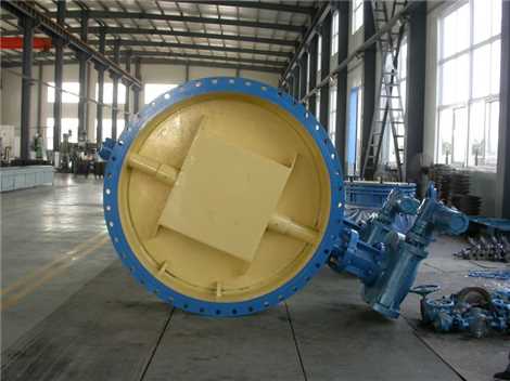 Electric Double Flanged Eccentric Butterfly Valve