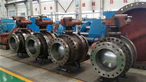 Cast Steel Trunnion Flanged Ball Valve Class 600
