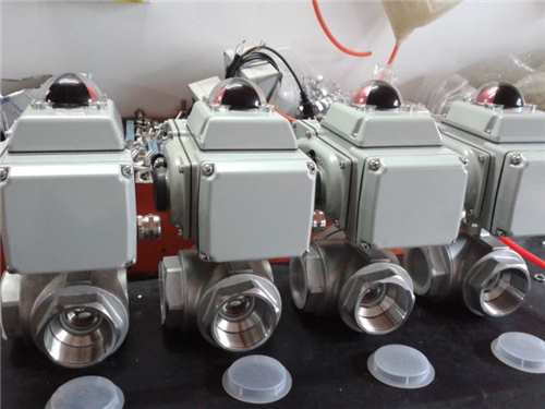 Electric Three Way Ball Valve