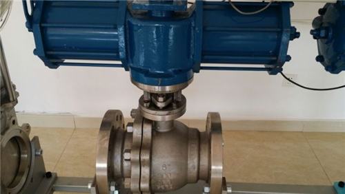 Pneumatic Actuated CF8m 2 Inch Ball Valve for Water Treatment