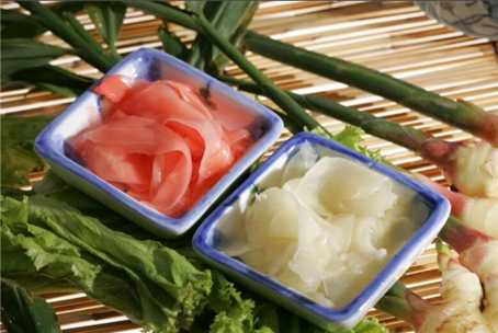 White and Pink Sushi Ginger for Japanese Sushi Food 10kg/carton