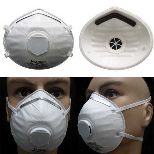 Cup Shaped NIOSH N95 Protective Mask With Valve